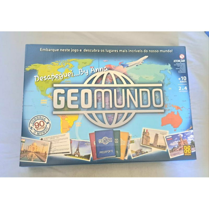 Jogo Tabuleiro GeoMundo GROW Novo, ( Leia a Descrição) | Shopee Brasil