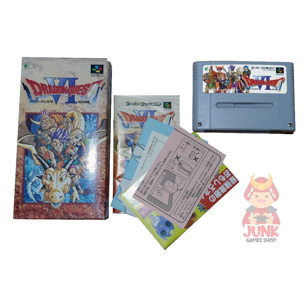 Super Nintendo Dragon Quest 6 Completo Cib | Shopee Brasil