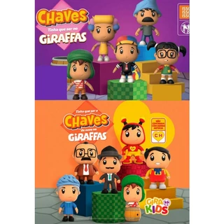 Coleção Bonecos Turma do Chaves - Promocionais Giraffas. Lacrados na embalagem original
