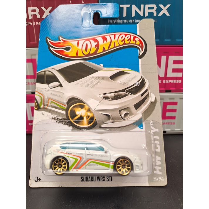 Hot Wheels Subaru WRX STi branco perolizado series 2011