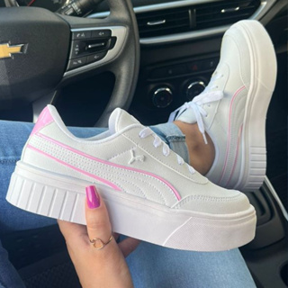 Tênis puma cleated sales creeper suede feminino