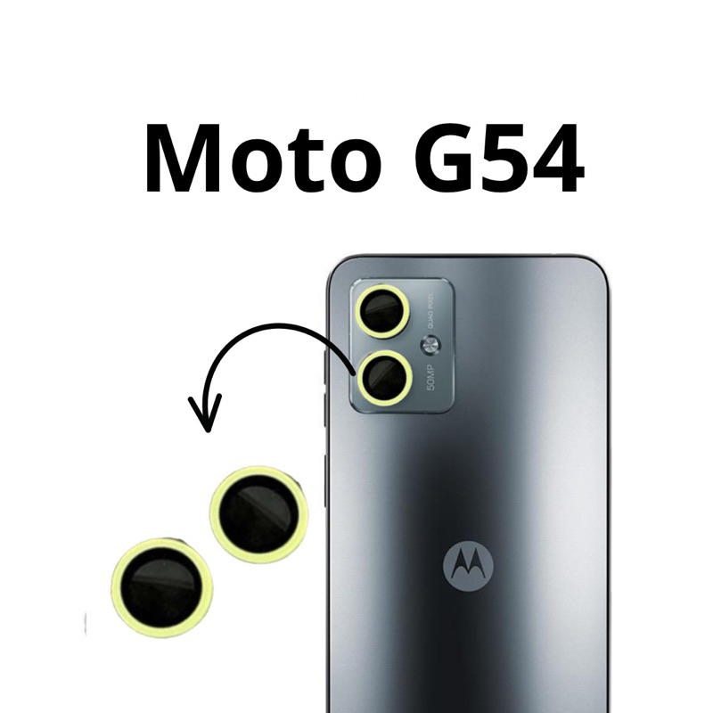 Película Câmera Traseira Motorola Moto G54 em Vidro 3D AntiImpacto