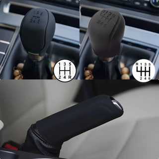 Capa para Manopla de Marchas Cambio Carro Capa Silicone para Manopla Câmbio Freio de Mão macha Protetor Manual Automotivo