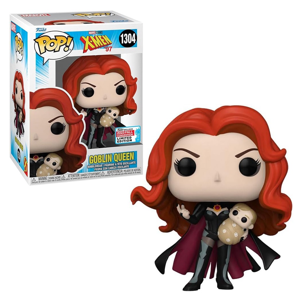 FUNKO POP MARVEL X-MEN 97 NEW YORK COMIC CON 2023 - GOBLIN QUEEN 1304 NOVO ORIGINAL