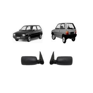 Espelho Retrovisor Externo Fiat Uno Fixo 1985 até 1991 2 e 4 Portas