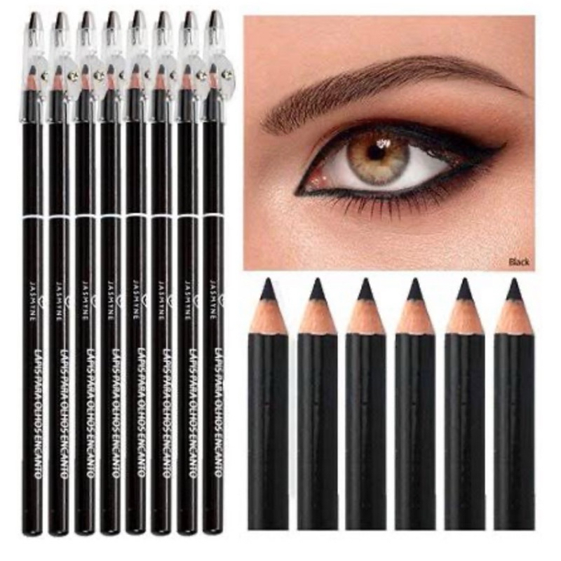 Kit 12 Lápis de olho preto Miss france | Shopee Brasil