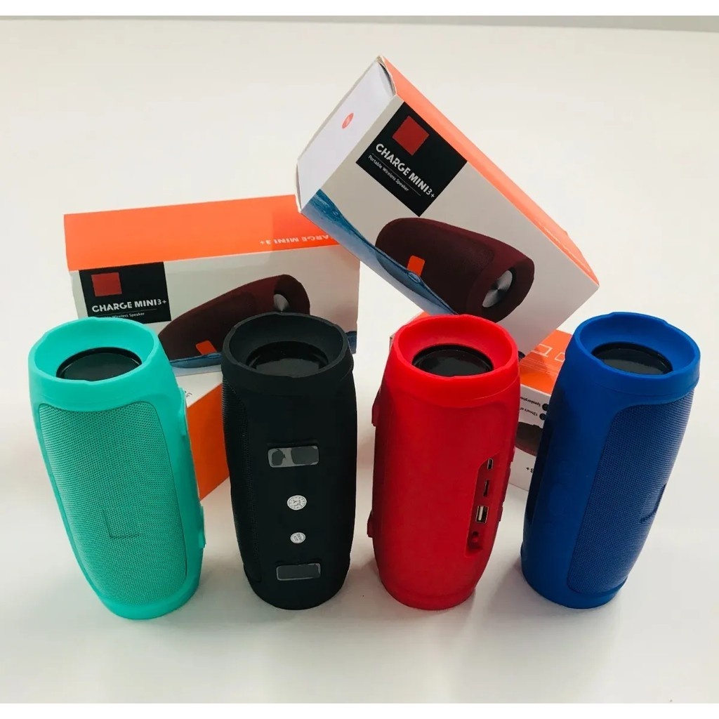 Caixa de som Charge Mini 3 Portátil Com Bluetooth Radio Hi-Fi sem fio