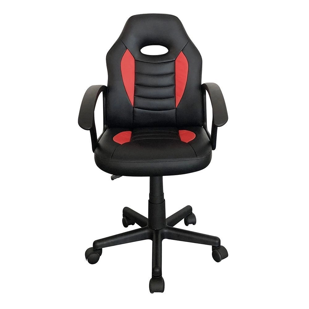 Cadeira Gamer Escritório Infantil GT Kids Giratória Couro PU Vermelha - DPX