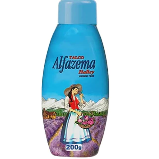 Talco perfumado Alfazema Halley 200g em Oferta na Shopee