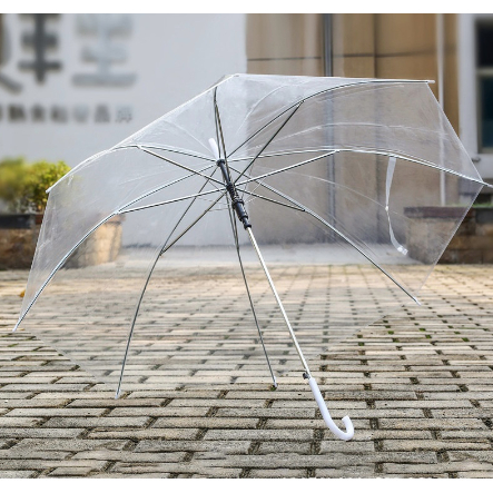 Guarda Chuva Transparente Automático Decoração Eventos 120cm Guardalux