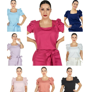 Modelos de blusas femininas - Donna Modelli  Blusas femininas, Blusas  femininas da moda, Uniformes feminino