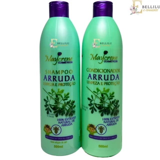 Kit Arruda Shamp + Cond Maycrene 2x500 Piolho E Lêndeas Limpeza, Proteção