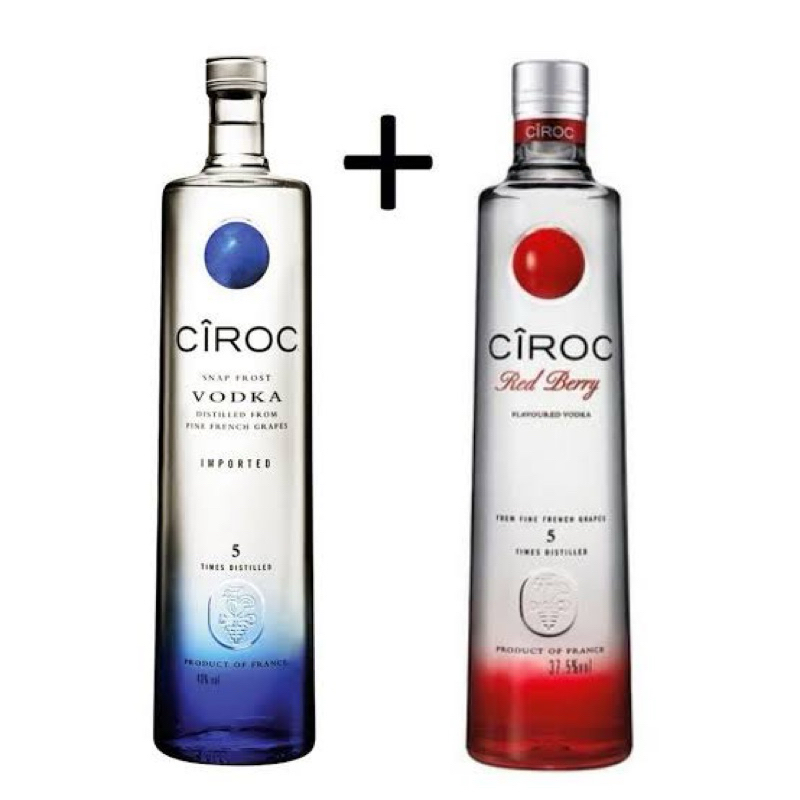 ciroc 2 unidade kit combo