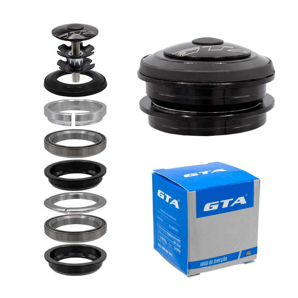 Movimento Jogo Direção Mega Over Rolamento Caixa Bike Semi 44