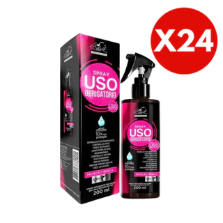 Kit 24 Spray Liso Obrigatório 200ml Belkit