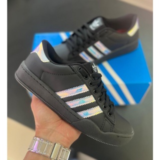 Tênis adidas best sale iridescent preto