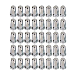 40 Capa Porca Belga Cromada Roda Caminhao Volvo Fh Fm Nh Vm 18 19 21 22 27 30 32 33 Mm