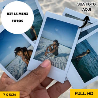 KIT 15 FOTOS Mini Fotos QUALIDADE PREMIUM - Envio em 24h Cabe na Capinha do Celular