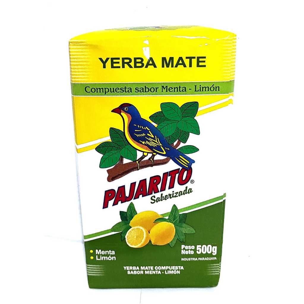 erva mate para terere pajarito menta e limao 500g