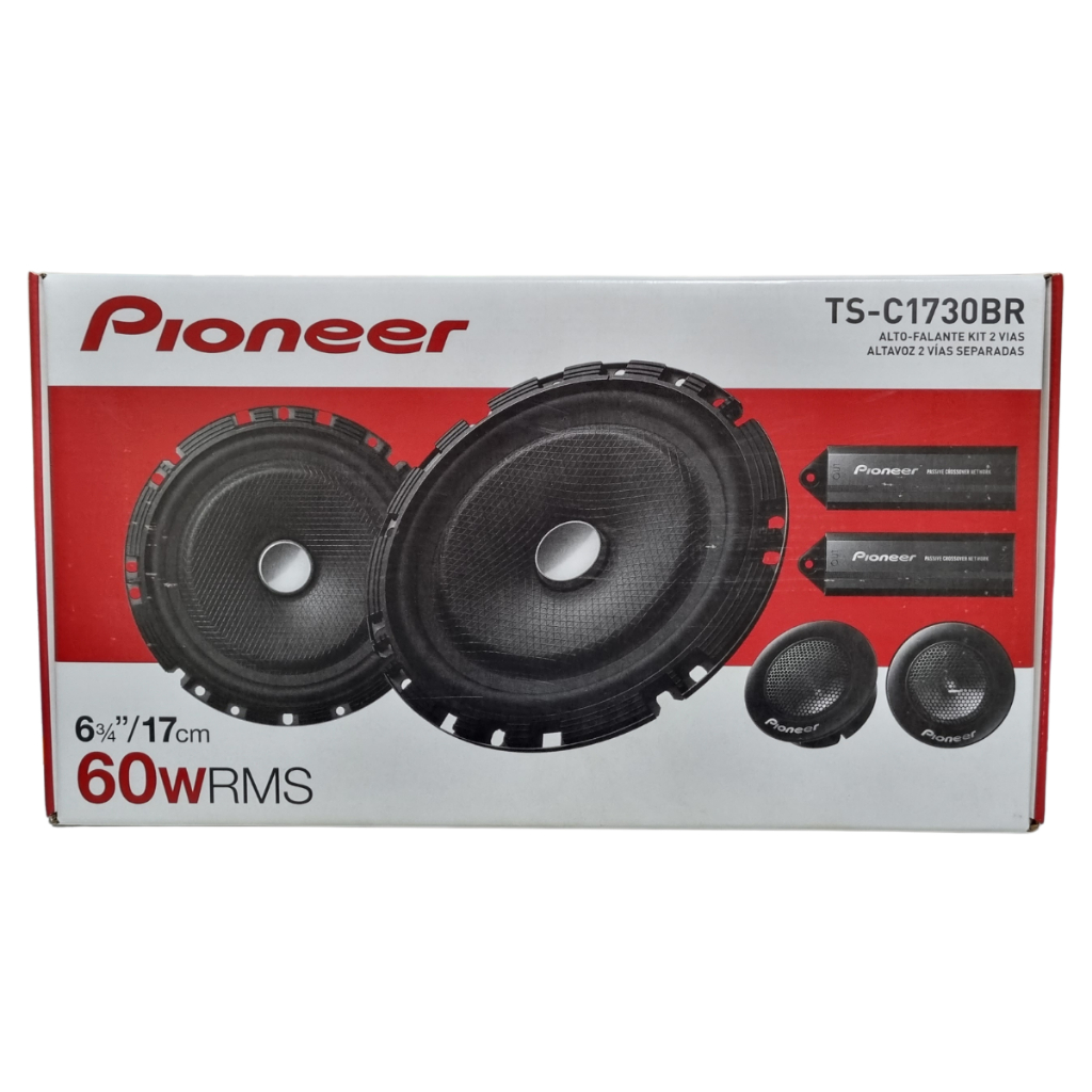 KIT 2 VIAS PIONEER TS-C1730BR COM ALTO FALANTE DE 6 E KIT 2 VIAS PIONEER TS-C1730BR COM ALTO FALANTE DE 6 E