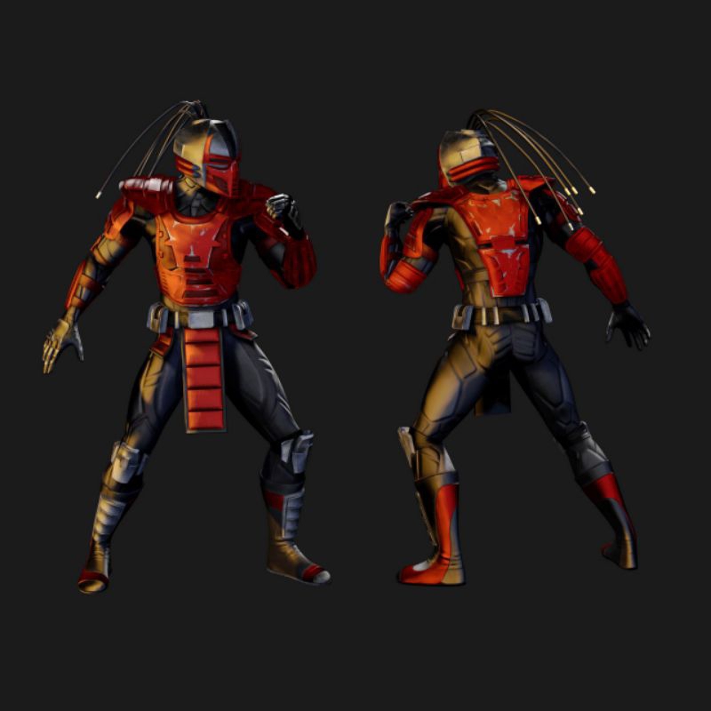 sektor mortal Kombat MKT Action figure colecionável