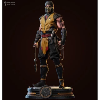 scorpion mortal Kombat MKT Action figure colecionável
