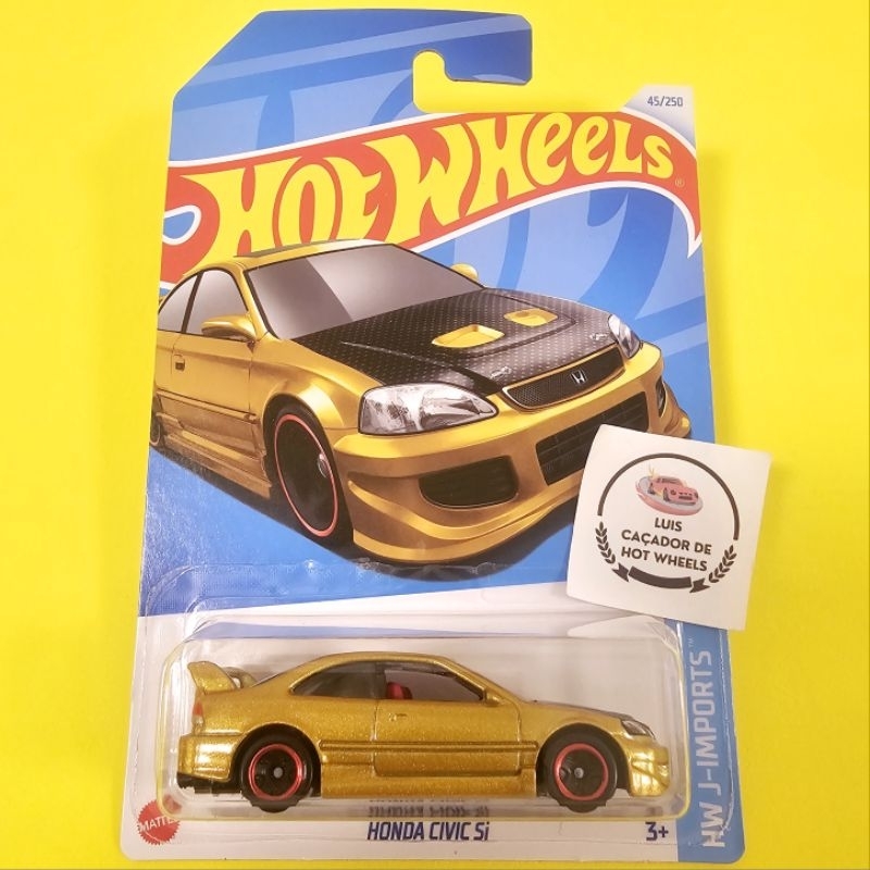 Honda Civic Si Dourado Hot Wheels Lacrado