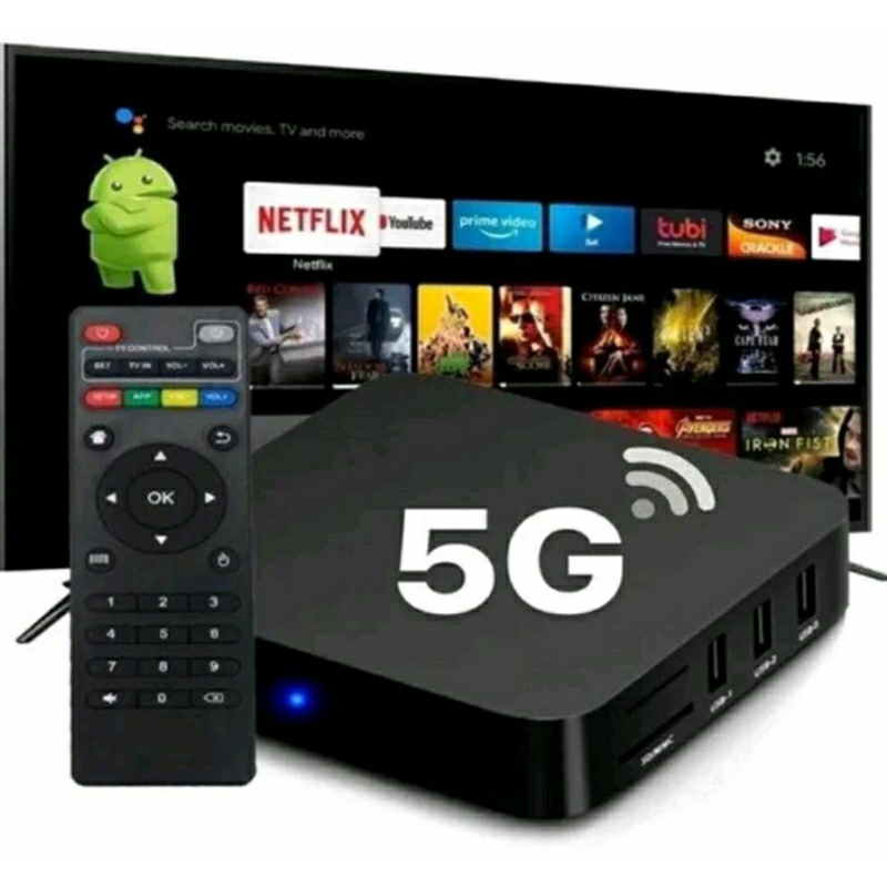 Smart Tv Box Mxq Pro 4K Wifi 5G Android 11.1 Smart Tv - Última Geração - Envio Imediato - Entrega Rápida