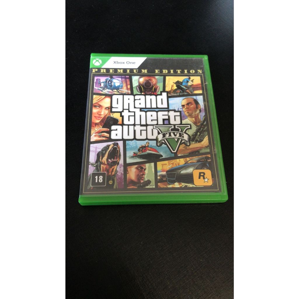 JOGO GTA V XBOX ONE MIDIA FISICA USADO