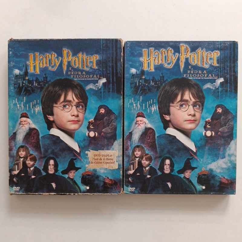 Dvd Harry Potter e a Pedra Filosofal - Duplo Digipack com Luva | Shopee ...