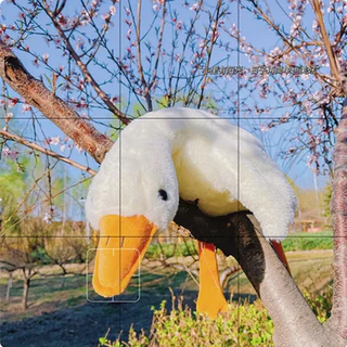 Pato de Pelúcia 50 cm brinquedo infantil
