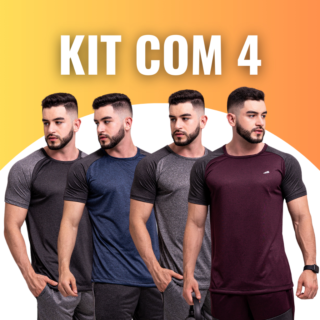 Kit 3 Camisa Blusa Academia feminina com Manga Dry Fit Furadinha