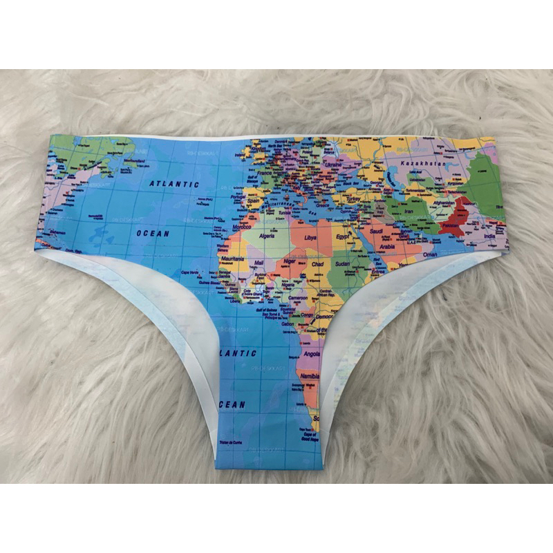 Calça legging 2024 mapa mundi