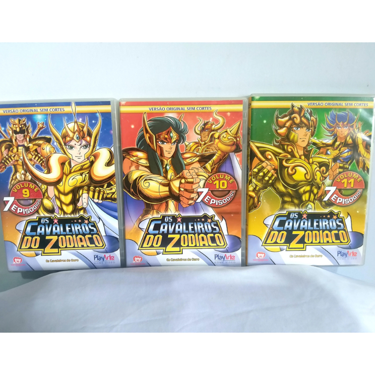 Dvd Os Cavaleiros do Zodíaco Box 3 Santuário - O inicio, Original