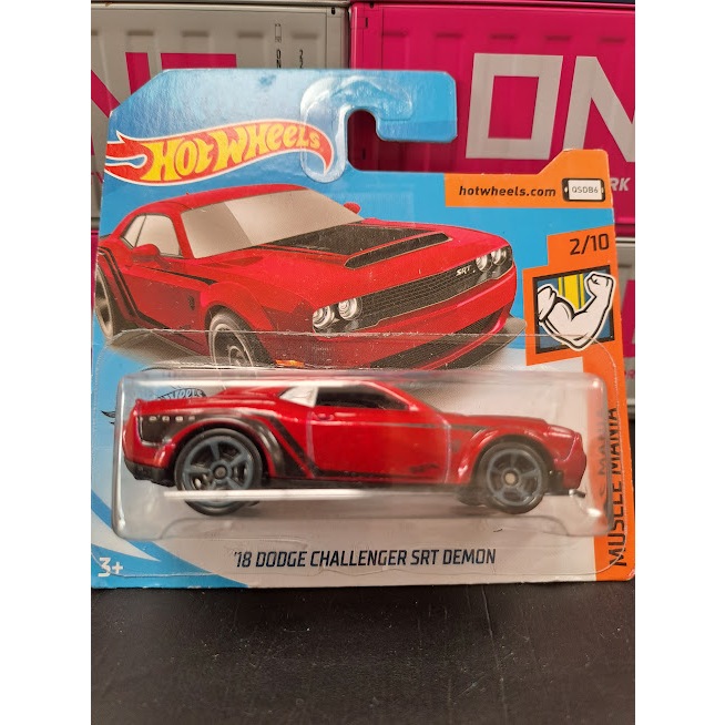 Hot Wheels '18 Dodge Challenger Srt Demon Vermelho | Shopee Brasil