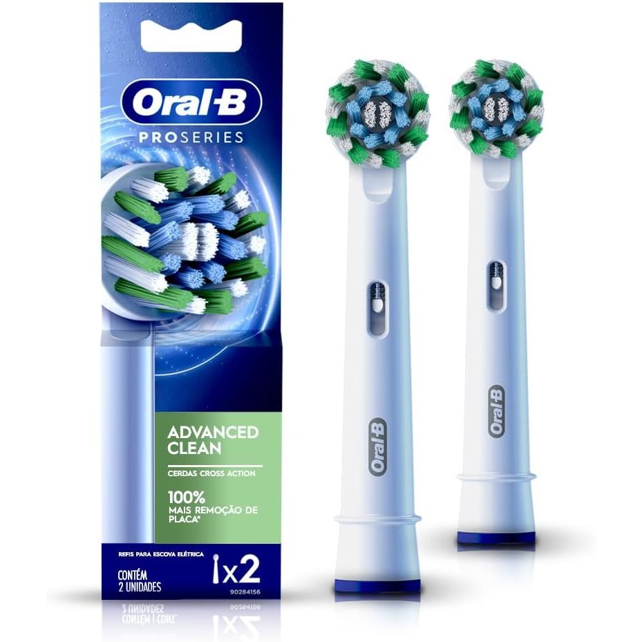 Refil Para Escova Elétrica PRO SERIES Advanced Clean 2 Unidades Oral-b ...