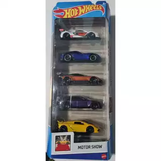 Pack 5 Motor Show Hot Wheels