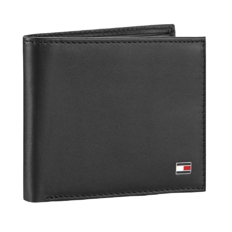 Tommy Hilfiger carteira de couro slim