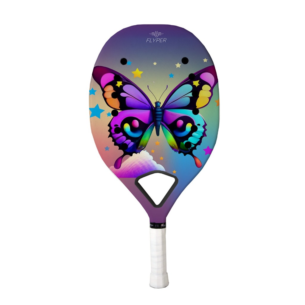 Raquete Beach Tennis Infantil Kids Flyper + Carbono 3k 0002 | Shopee Brasil