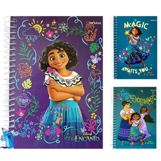 CADERNO 10 MATERIAS ENCANTO FAMILIA MATRIGAL ESPIRAL DISNEY