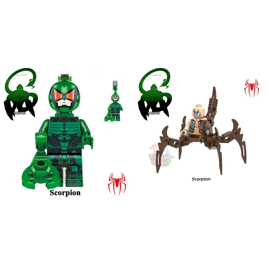 Scorpion Minifigure PS4 jogos Escorpião Spider Man Homem aranha ...