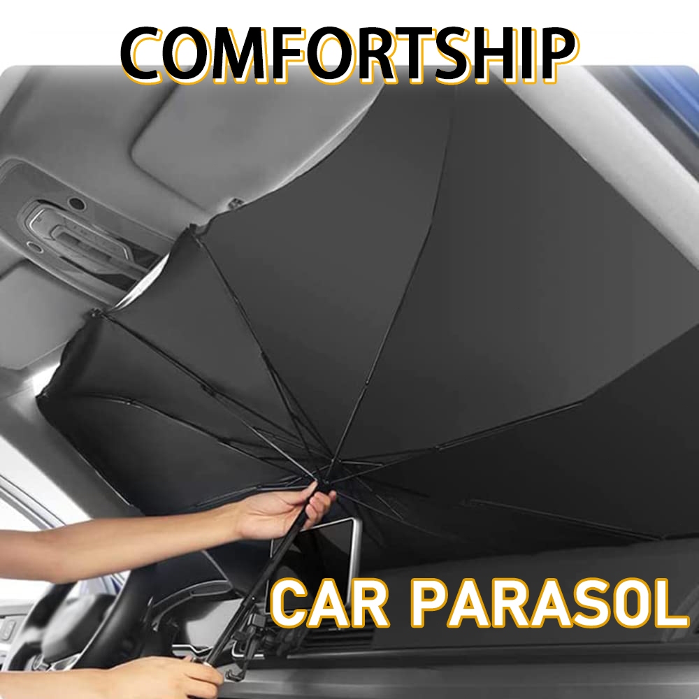 COMFORTSHIP>>Painel Guarda Sol Proteção Solar Uv Para-brisa Carro 80*140cm