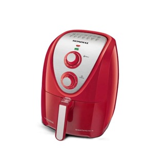 Fritadeira Elétrica Air Fryer Mondial Grand Family Inox AFN-50-RI 5L Vermelha - BIVOLTS