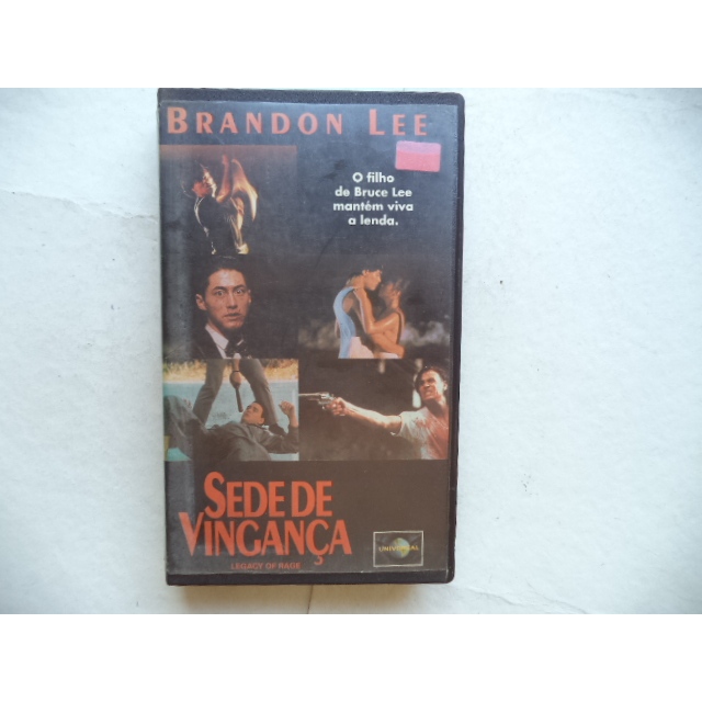 Fita Vhs Sede de Vingança Original Legendado