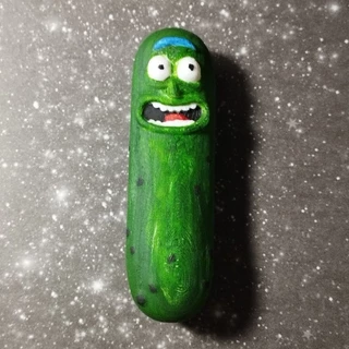 Pickle Rick impressão 3D picles Rick e Morty série desenho personagem
