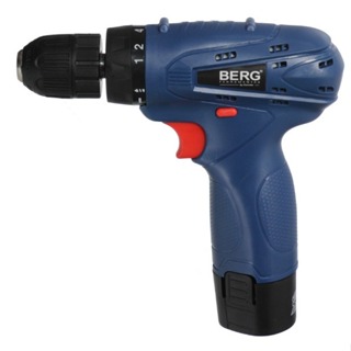 Furadeira parafusadeira sem fio de 10mm Berg 12V Com Maleta