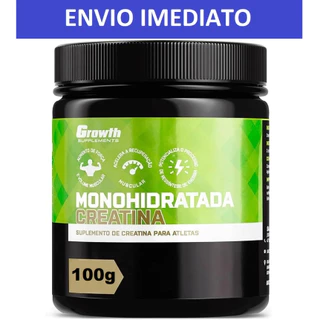 Creatina Monohidratada 100g - Growth Suplementos 100% Pura