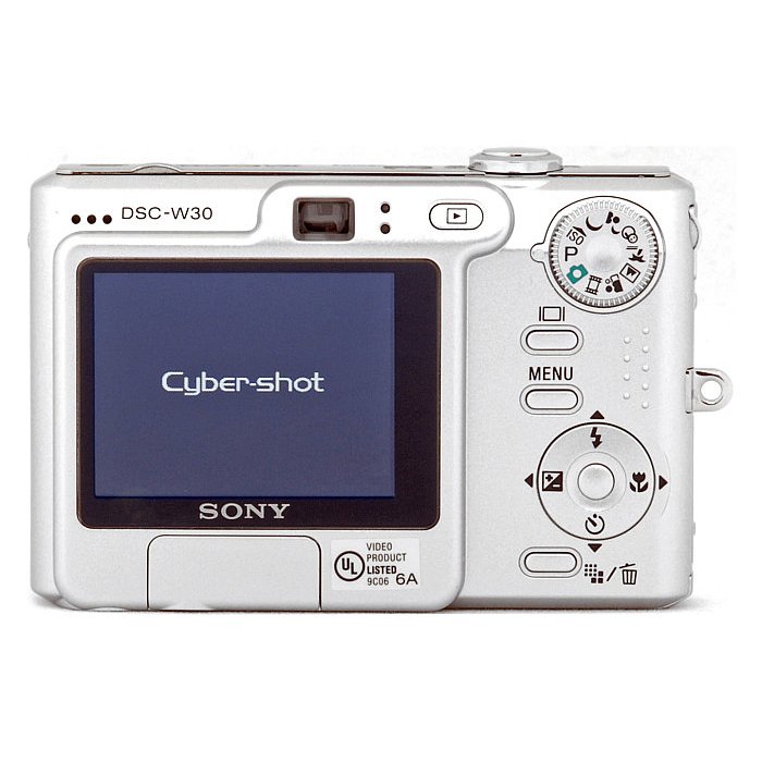 Câmera digital Sony Cyber-shot DSC-W30 6MP, zoom óptico 3x