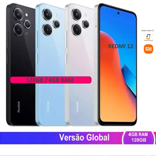 Xiaomi Redmi 12 4G Dual Sim 128GB / 4GB RAM Versão Global Original Lacrado + NF