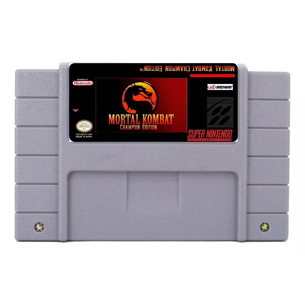 Mortal Kombat Champion Edition Hack Super Nintendo Snes | Shopee Brasil